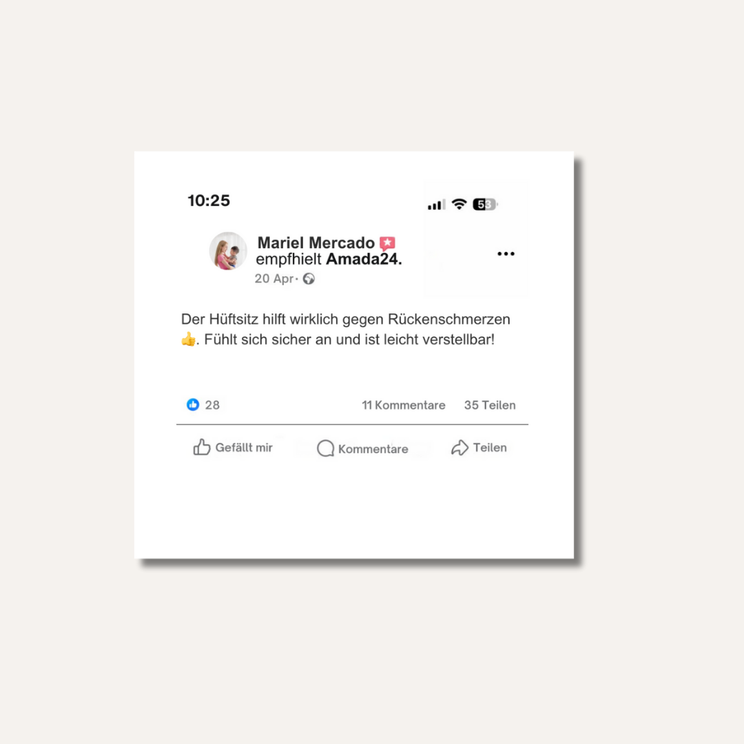 🧡 BuddySeat Pro – Der Hüftsitz, der Babys Nähe schenkt und Eltern entlastet!