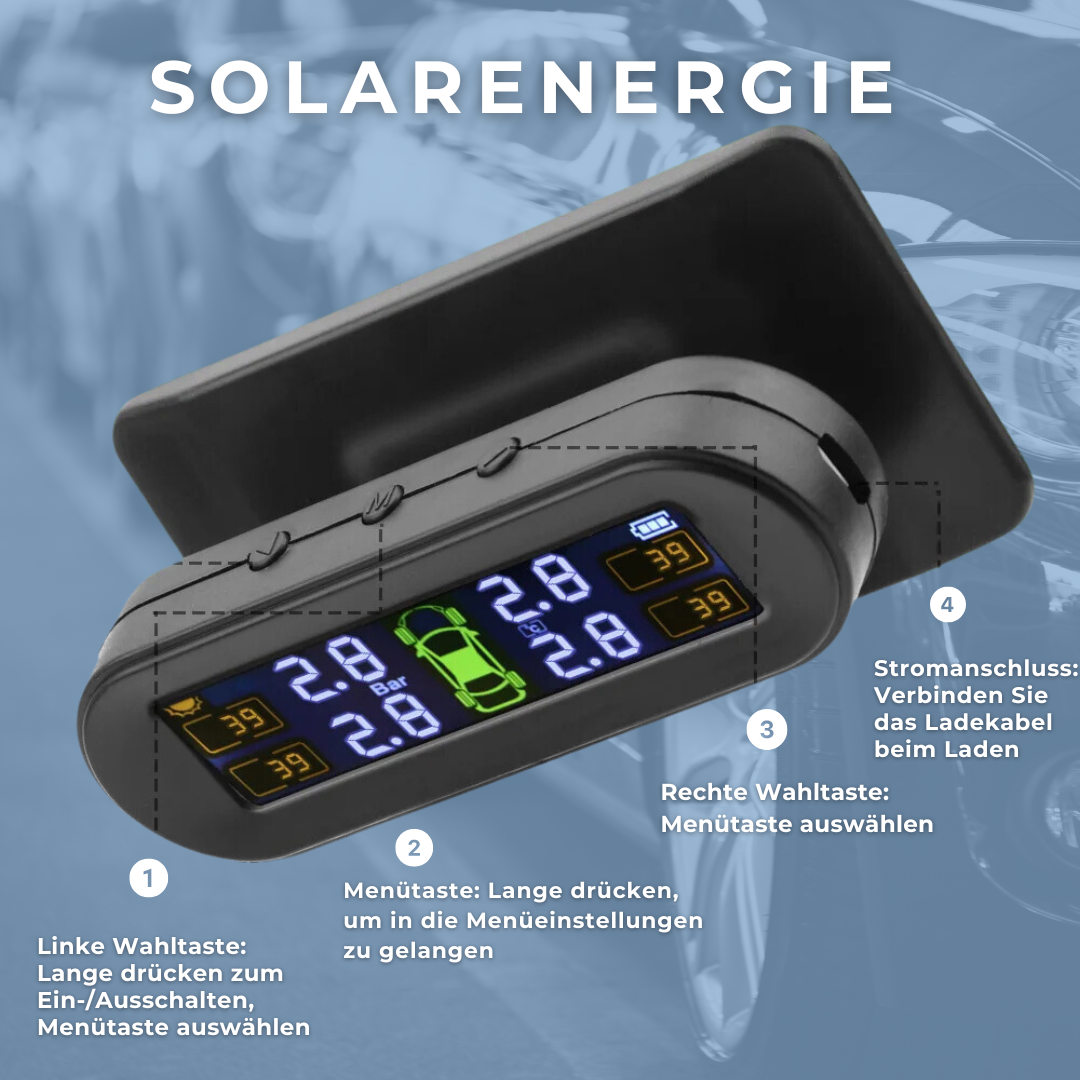 SafeTire 360 – Sicherheit und Kontrolle auf Knopfdruck!