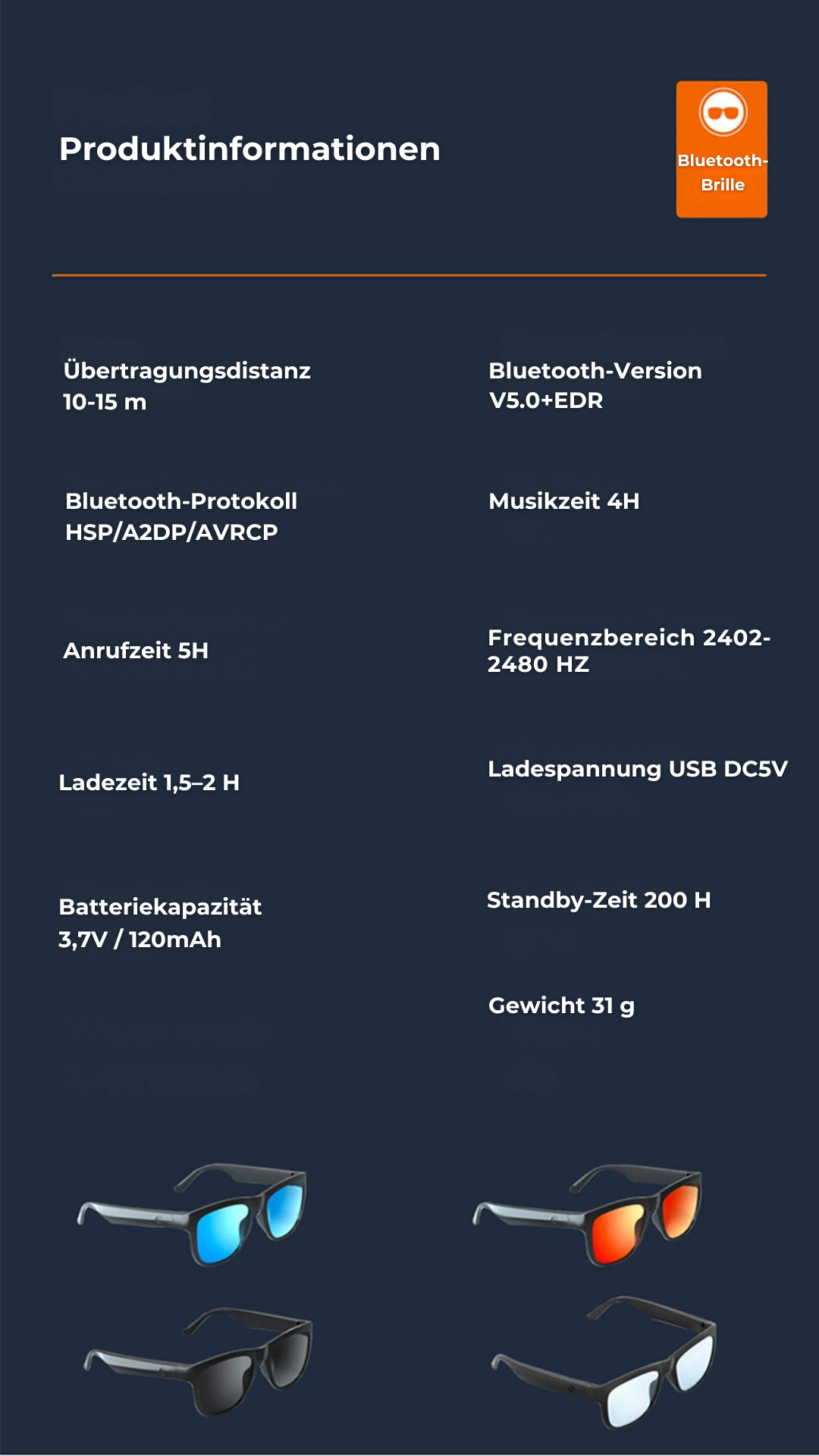 UV360 Audio Sunglass – Die smarte Sonnenbrille für Musik, Schutz und Stil!