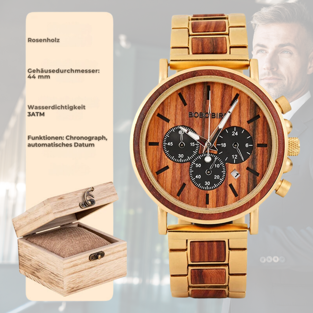 WoodTime Elegance – Trage die Natur am Handgelenk!