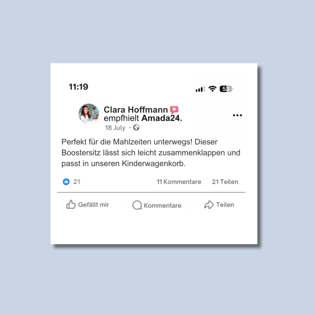 Feed’n Go – Der faltbare Hochstuhl für Eltern, die flexibel bleiben wollen