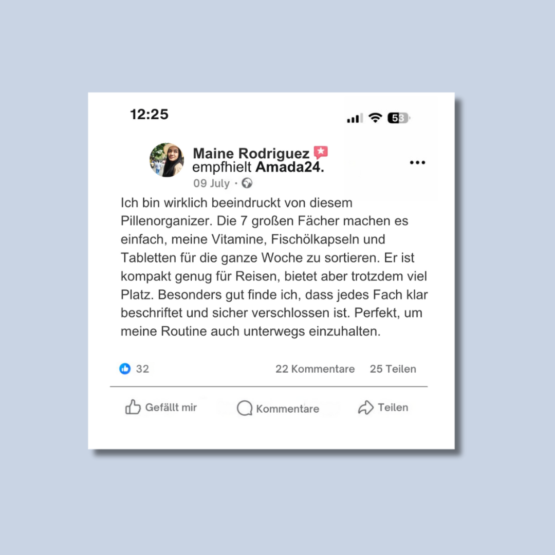 💊 VitaBox XL – Deine tägliche Gesundheitsroutine, perfekt organisiert!