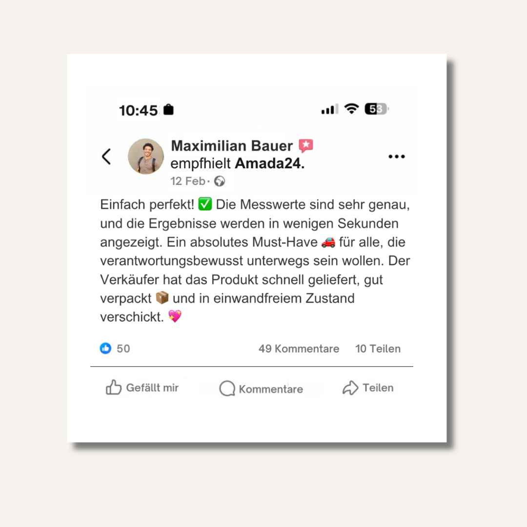 PoliceCheck BAC 5000 - Du hast nur ein Leben!