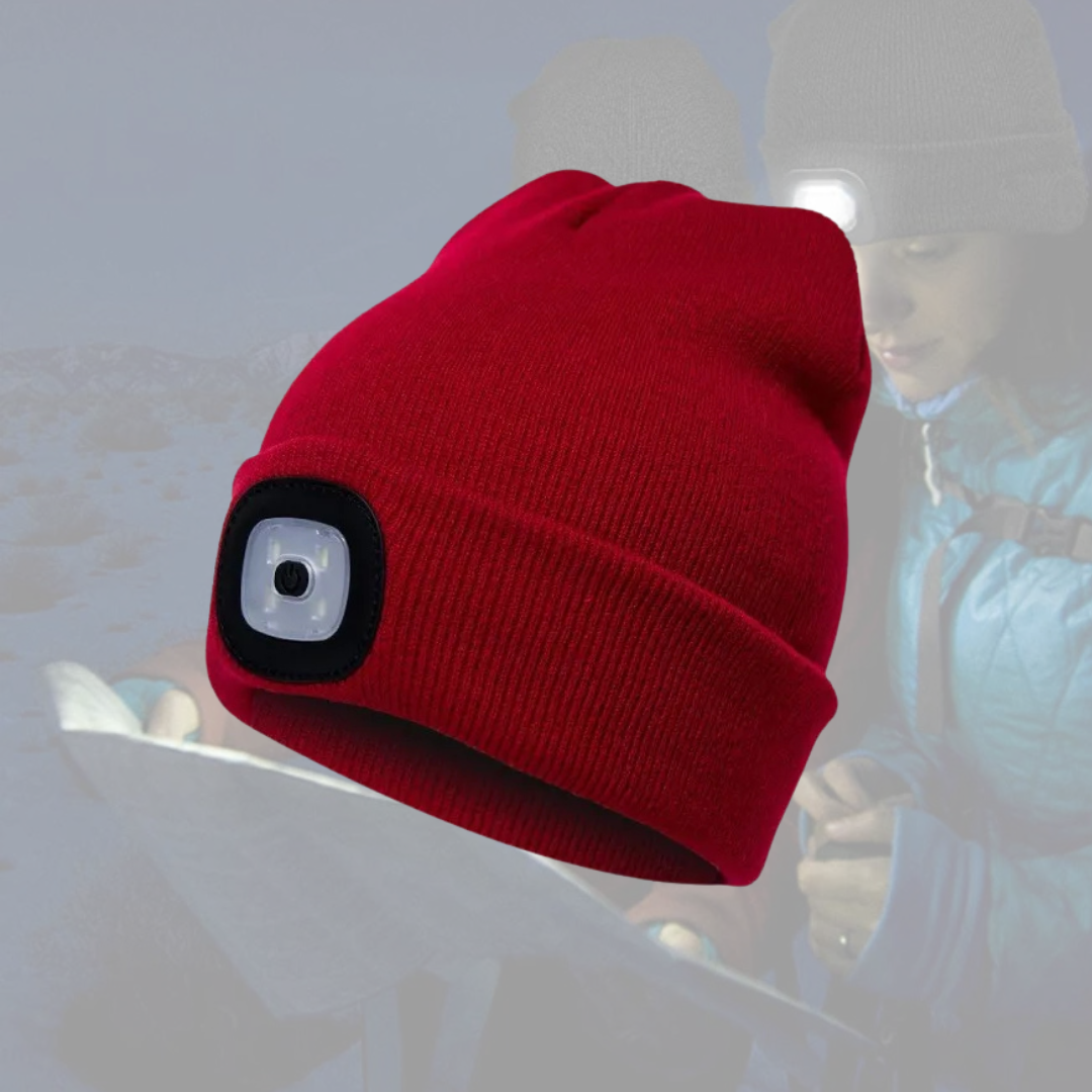 🌟 BrightBeanie LED-Mütze