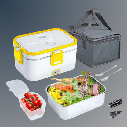 Elektrische Lunchbox 80W Speisewärmer Heizung Lunchboxen für Erwachsene für Auto/LKW Tragbare Speiseerwärmer 1,8L Behälter