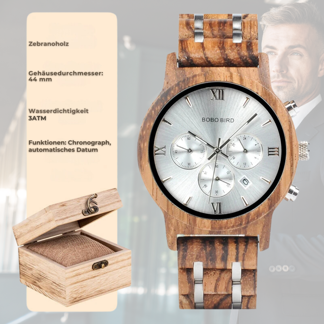 ⌚WoodTime Elegance – Trage die Natur am Handgelenk!