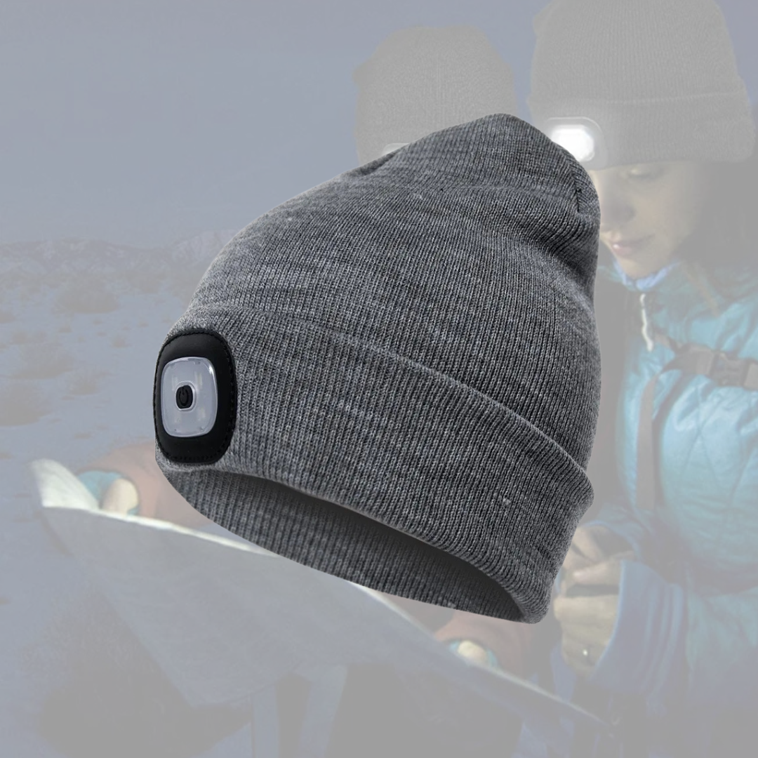 🌟 BrightBeanie LED-Mütze