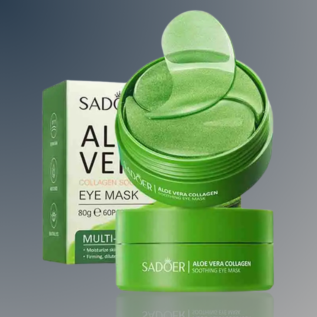 60 mal Aloe Vera Booster 38 Collagen Augen Maske