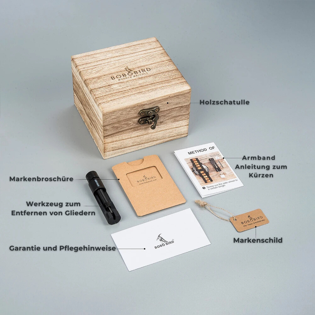 ⌚WoodTime Elegance – Trage die Natur am Handgelenk!