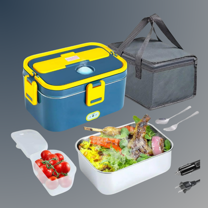 Elektrische Lunchbox 80W Speisewärmer Heizung Lunchboxen für Erwachsene für Auto/LKW Tragbare Speiseerwärmer 1,8L Behälter