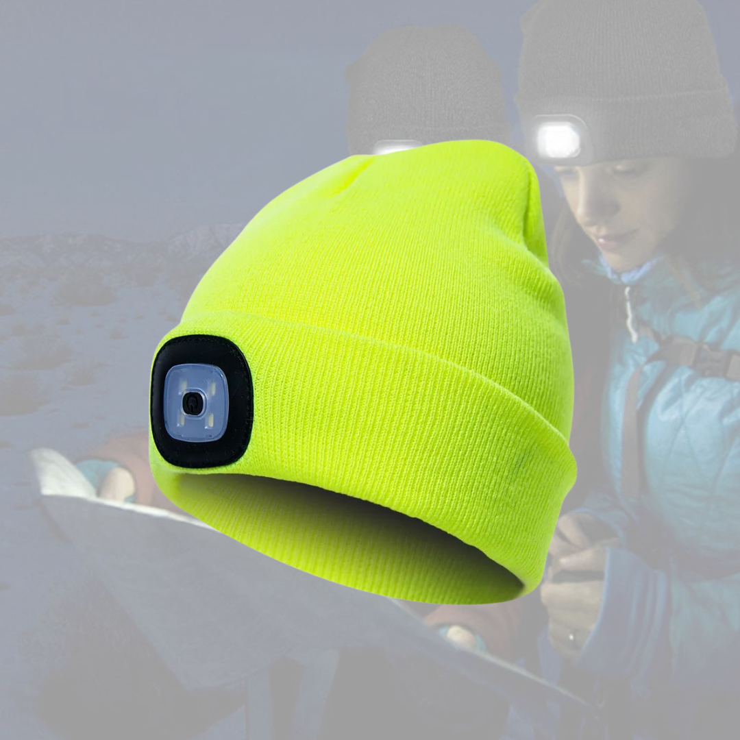 🌟 BrightBeanie LED-Mütze