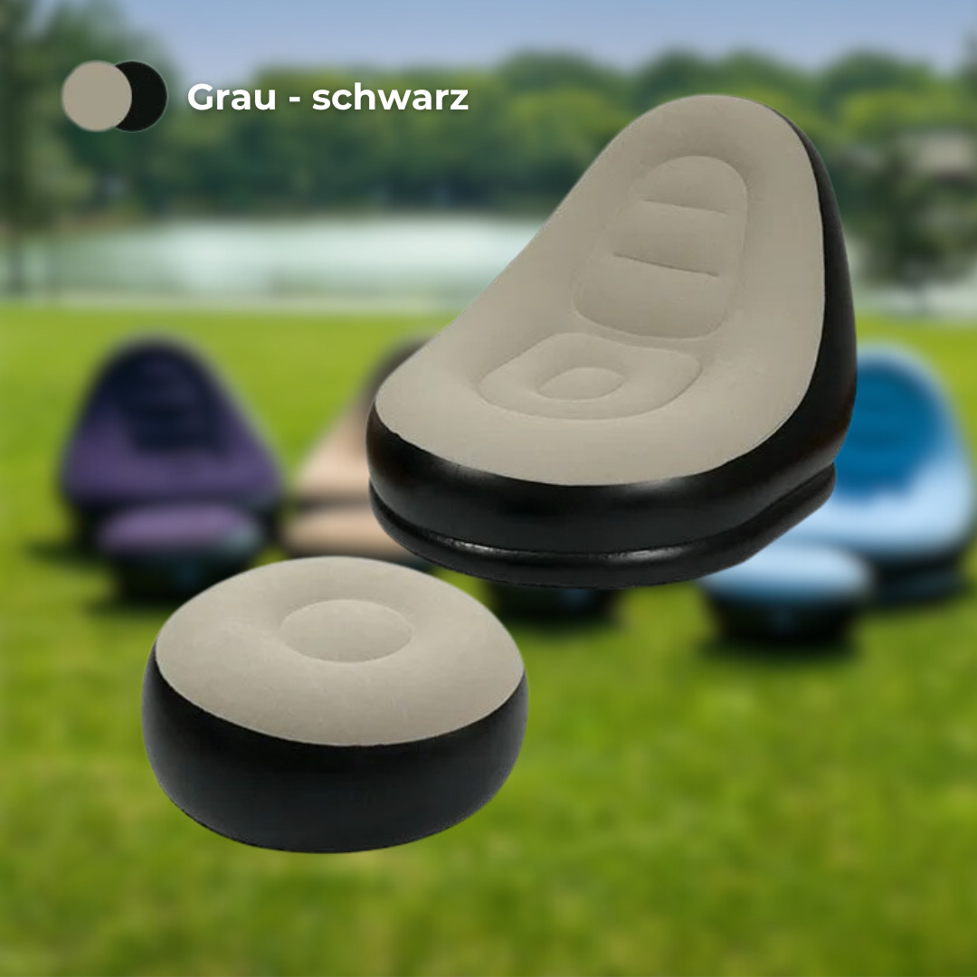 🛋️ LuxeFlaire – Das stylischste Luftsofa, das du je hattest!