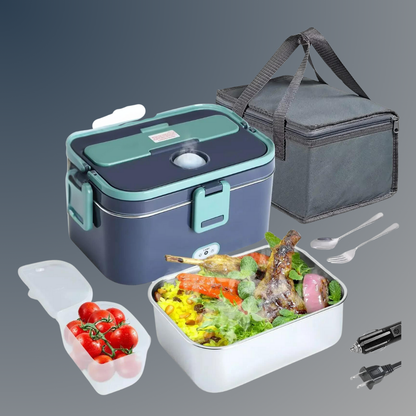 Elektrische Lunchbox 80W Speisewärmer Heizung Lunchboxen für Erwachsene für Auto/LKW Tragbare Speiseerwärmer 1,8L Behälter