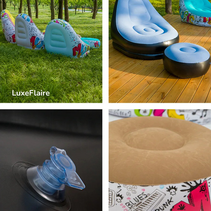 🛋️ LuxeFlaire – Das stylischste Luftsofa, das du je hattest!