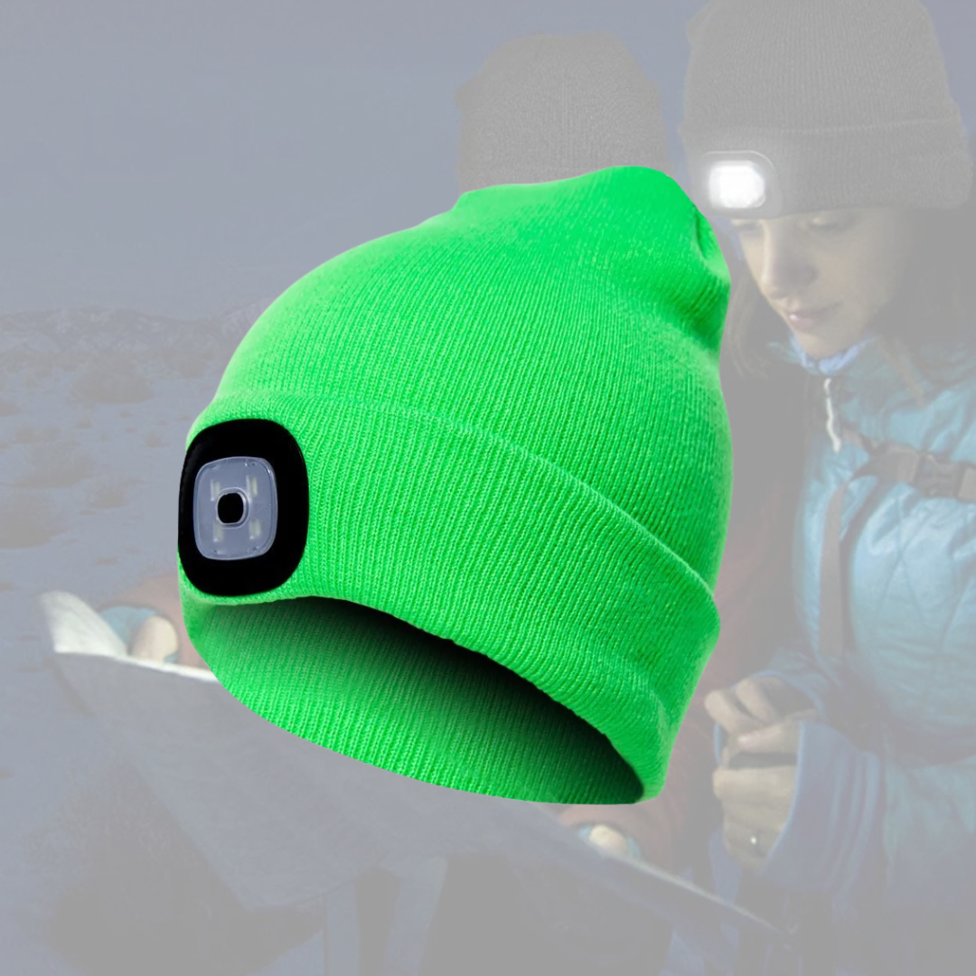 🌟 BrightBeanie LED-Mütze