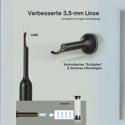 Revolutionieren Sie Ihre Ohrpflege mit dem 1080P HD Ohrenreiniger-Endoskop: Präzision, Sicherheit und Komfort in einem Gerät!