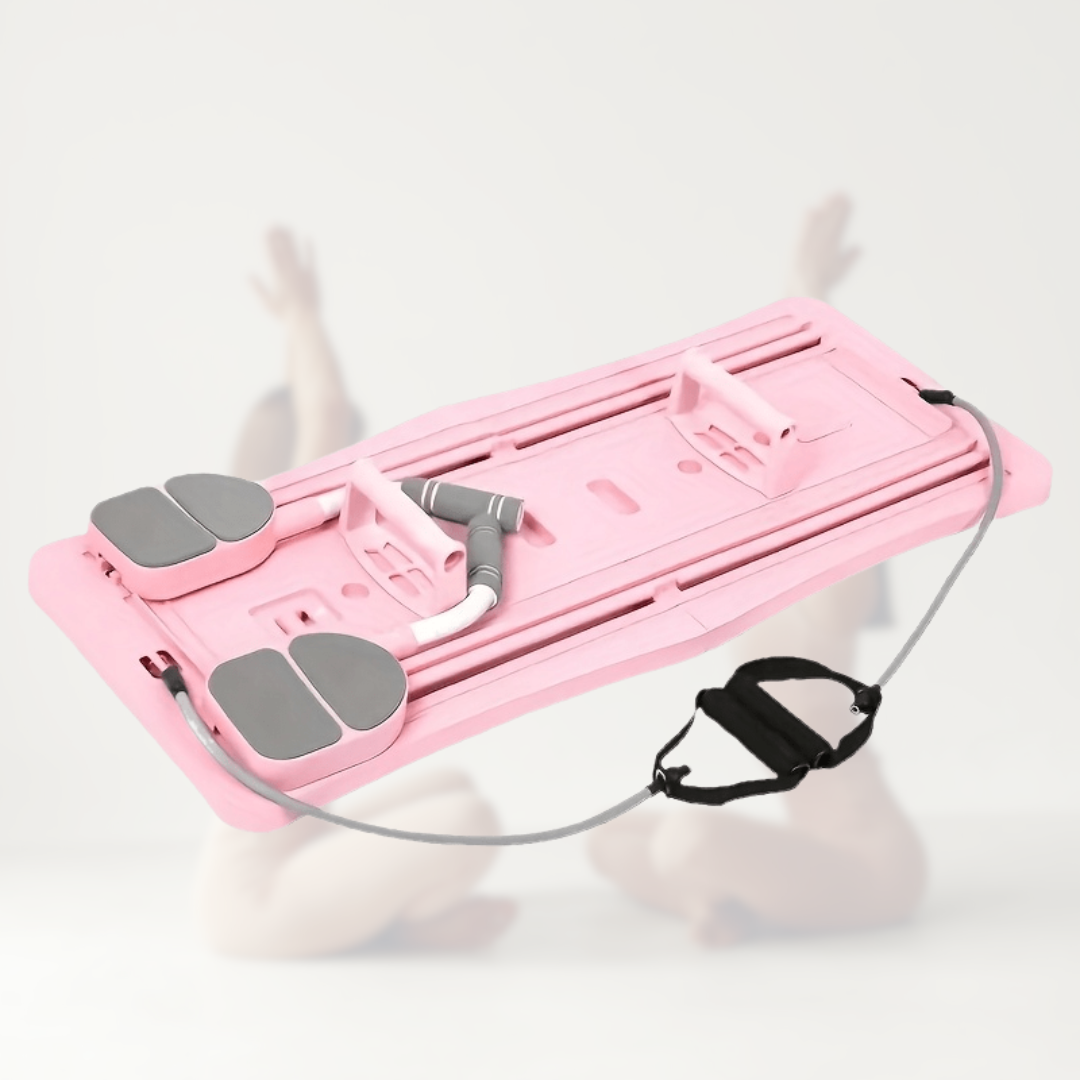 CoreFlex 8-in-1 Pilates Trainer. Das kompakte Power-Studio für dein Ganzkörpertraining!
