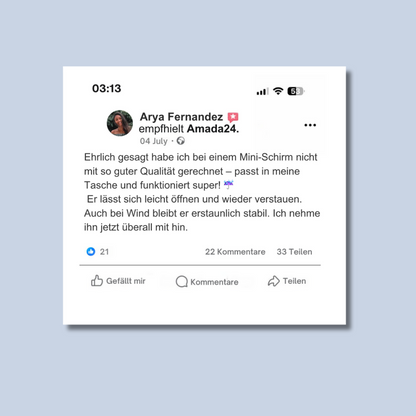 SkyShield Mini - Dein Schutzschild für jedes Wetter