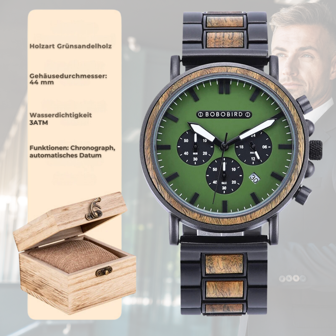 ⌚WoodTime Elegance – Trage die Natur am Handgelenk!