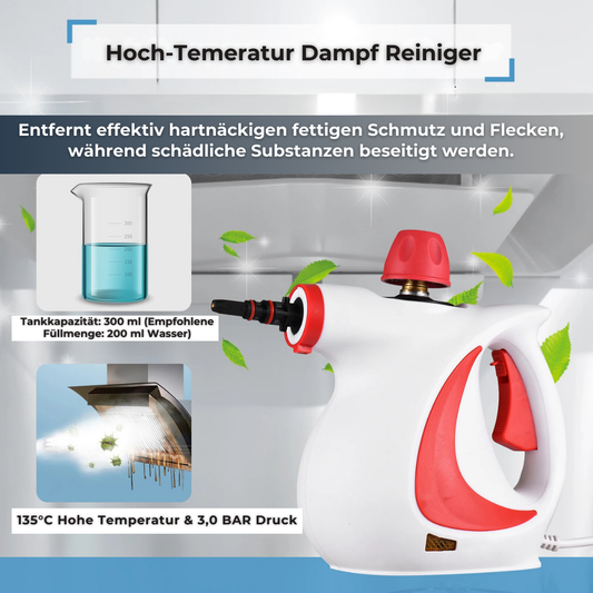 💨 SteamCleaner 2.0 – Die chemiefreie Lösung für glänzende Sauberkeit!