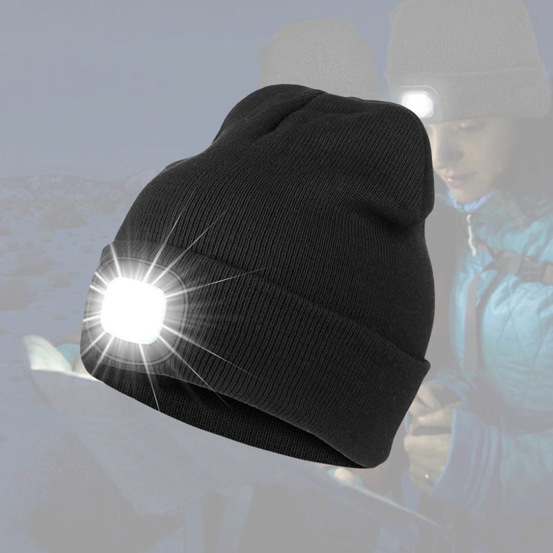 🌟 BrightBeanie LED-Mütze