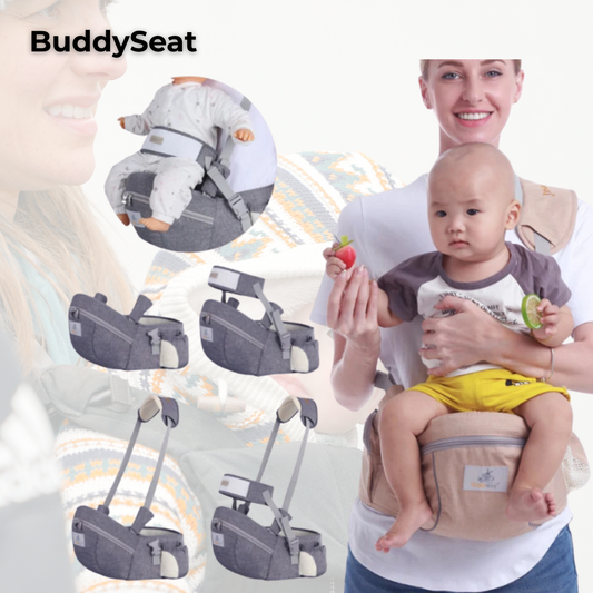 🧡 BuddySeat Pro – Der Hüftsitz, der Babys Nähe schenkt und Eltern entlastet!