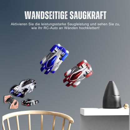 RC Auto zum Klettern an Wänden und Decken, Elektrisches Auto mit Funkfernbedienung, Antigravitations-Drift-Rennspielzeug für Jungen, Geschenk für Kinder