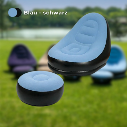 🛋️ LuxeFlaire – Das stylischste Luftsofa, das du je hattest!