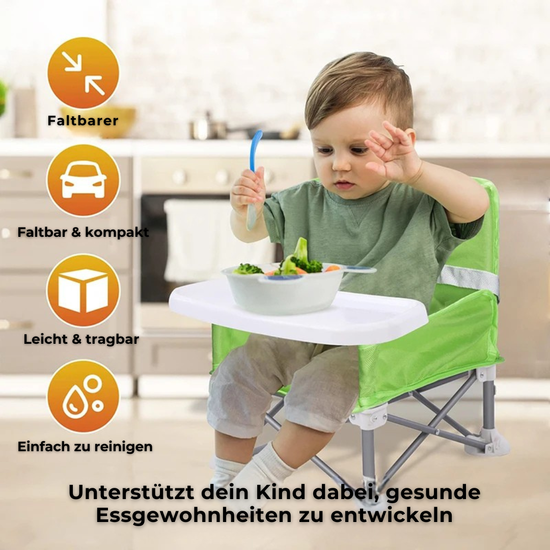 Feed’n Go – Der faltbare Hochstuhl für Eltern, die flexibel bleiben wollen