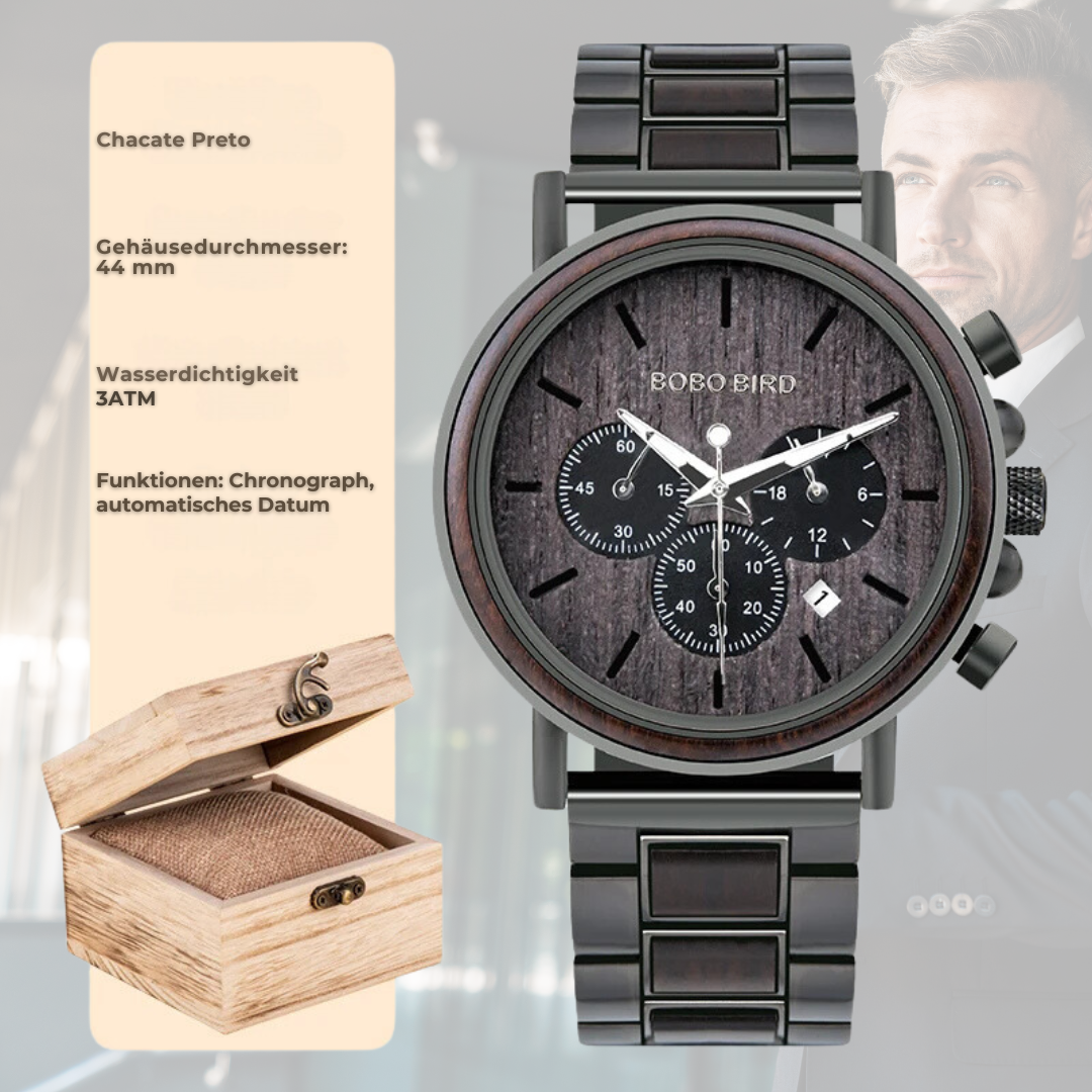 ⌚WoodTime Elegance – Trage die Natur am Handgelenk!