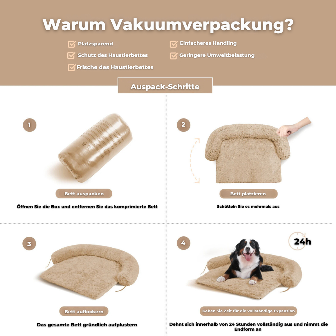 CozyPet SofaBed – Der Lieblingsplatz für dein Haustier!