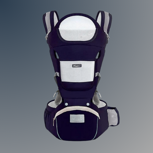 Ergonomische Babytrage mit Hüftsitz, 360° Positionen, Weich und Atmungsaktiv, Alle Jahreszeiten, Neugeborene und Kleinkinder, Für sorgenfreie Mobilität und Komfort