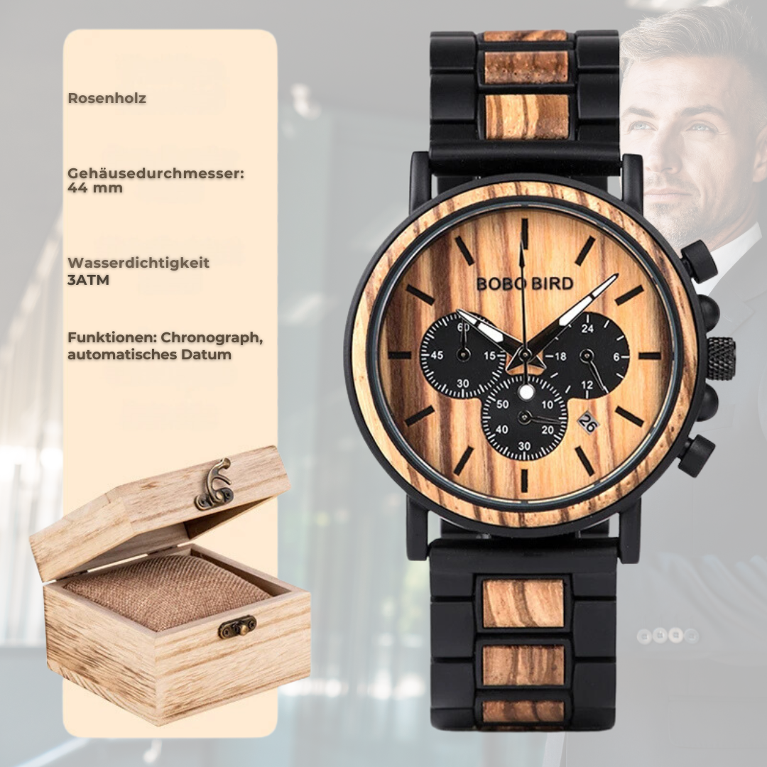 ⌚WoodTime Elegance – Trage die Natur am Handgelenk!