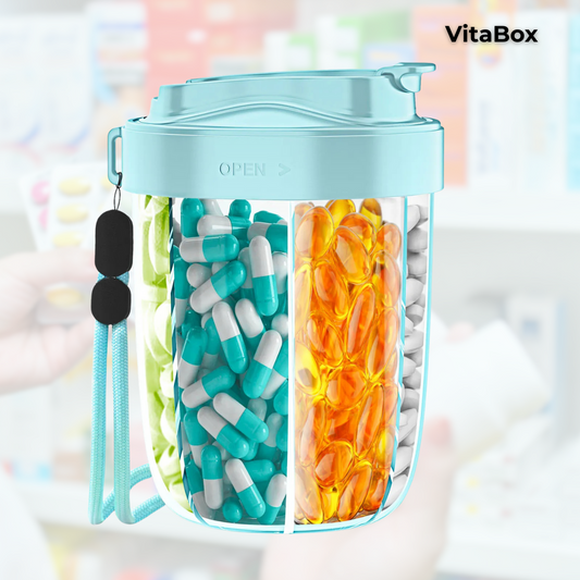 💊 VitaBox XL – Deine tägliche Gesundheitsroutine, perfekt organisiert!