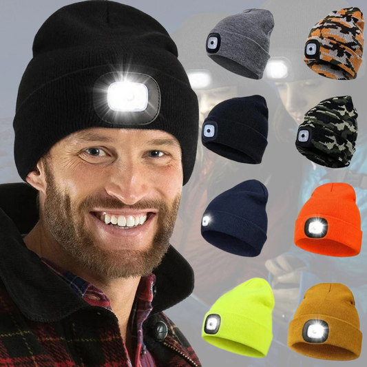 🌟 BrightBeanie LED-Mütze