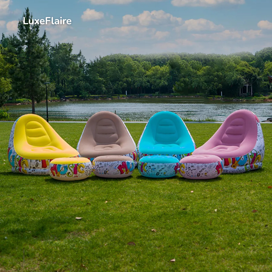🛋️ LuxeFlaire – Das stylischste Luftsofa, das du je hattest!