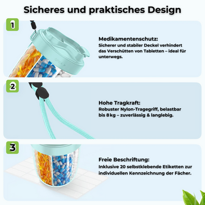 💊 VitaBox XL – Deine tägliche Gesundheitsroutine, perfekt organisiert!