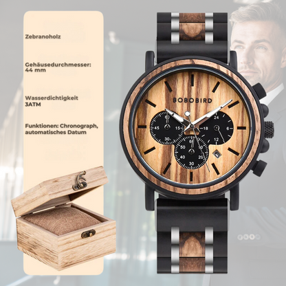 ⌚WoodTime Elegance – Trage die Natur am Handgelenk!