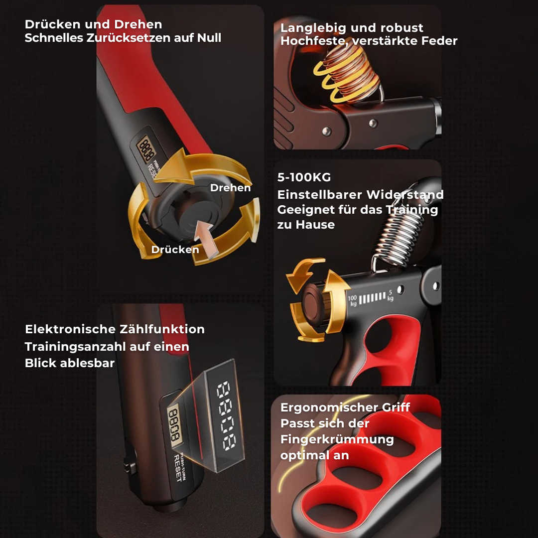 GripForce Pro - Baue deine Griffkraft auf – digital, präzise und messbar!