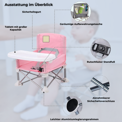 Feed’n Go – Der faltbare Hochstuhl für Eltern, die flexibel bleiben wollen