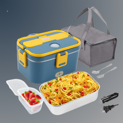 Elektrische Lunchbox 80W Speisewärmer Heizung Lunchboxen für Erwachsene für Auto/LKW Tragbare Speiseerwärmer 1,8L Behälter