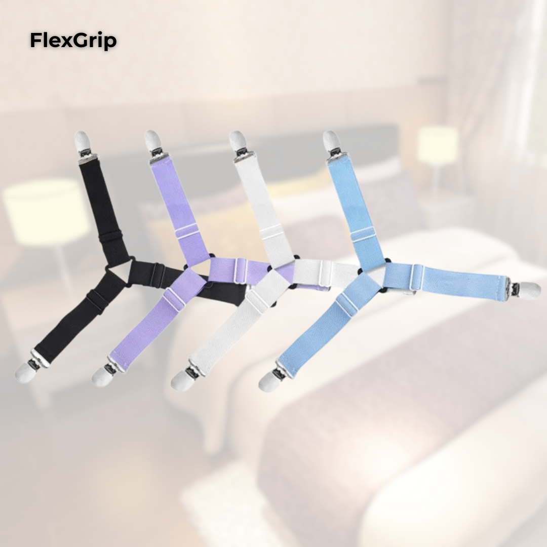 🛏️ FlexGrip Lakenspanner – Schluss mit verrutschenden Bettlaken!