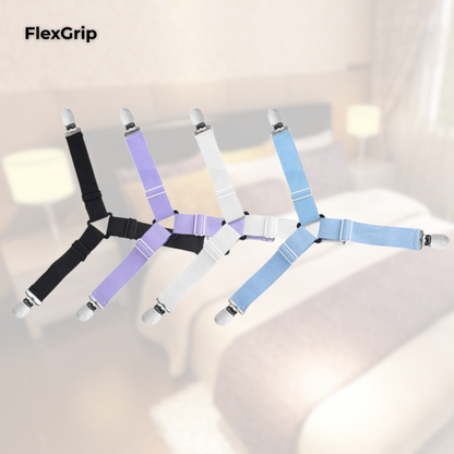🛏️ FlexGrip Lakenspanner – Schluss mit verrutschenden Bettlaken!