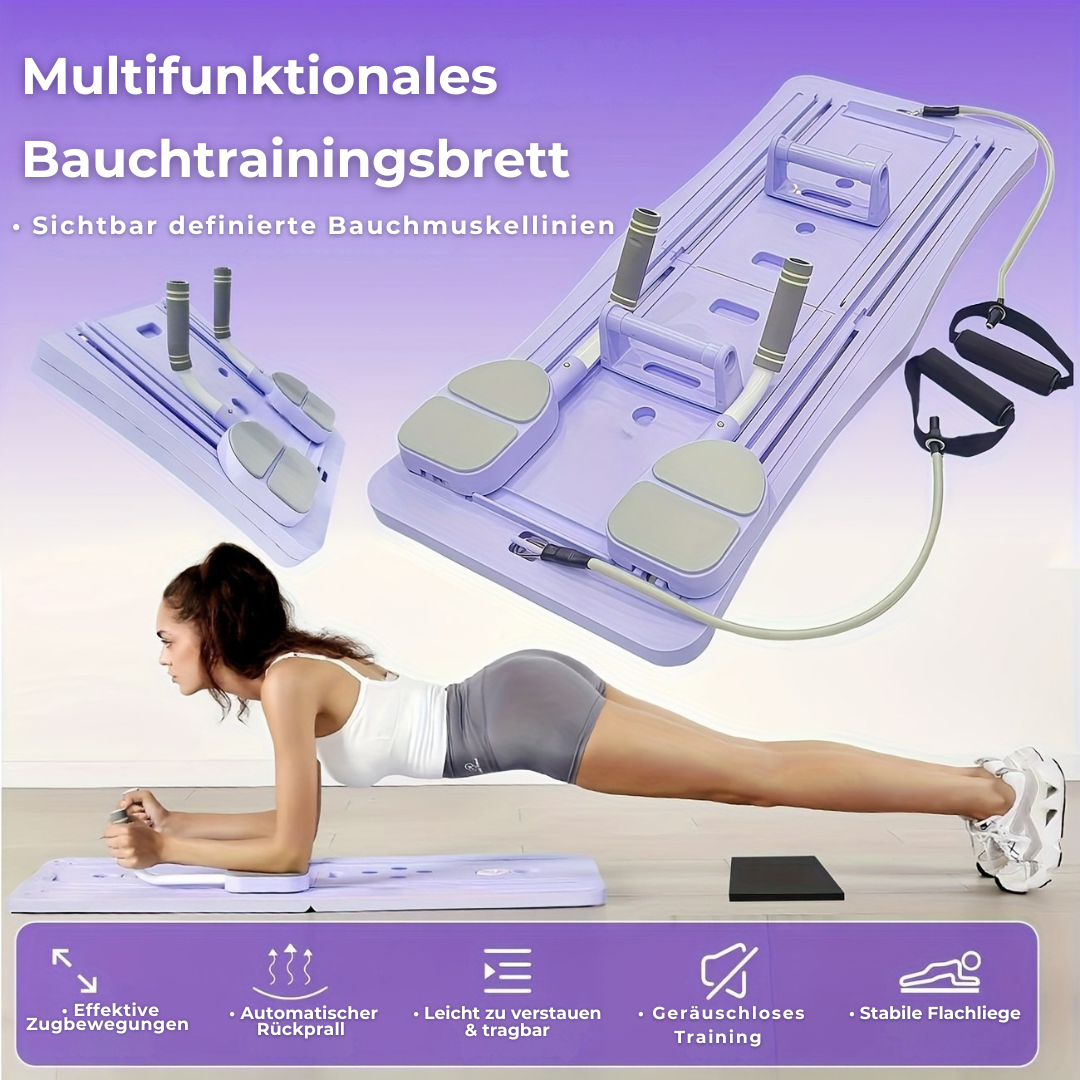CoreFlex 8-in-1 Pilates Trainer. Das kompakte Power-Studio für dein Ganzkörpertraining!
