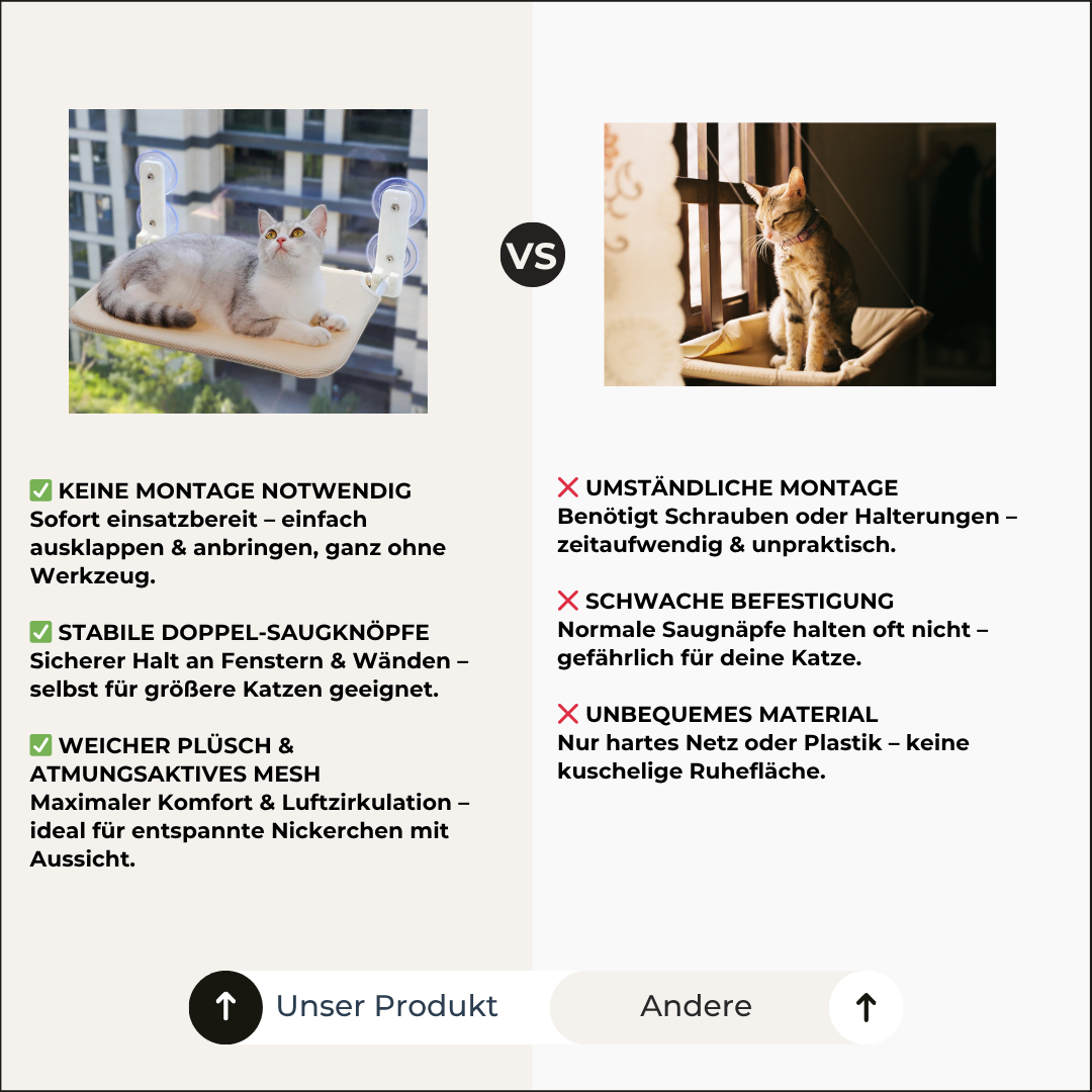 🐱 CatVista Lounge – Der Fensterplatz, den deine Katze verdient!