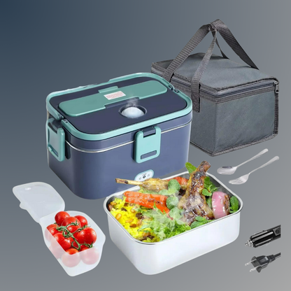 Elektrische Lunchbox 80W Speisewärmer Heizung Lunchboxen für Erwachsene für Auto/LKW Tragbare Speiseerwärmer 1,8L Behälter