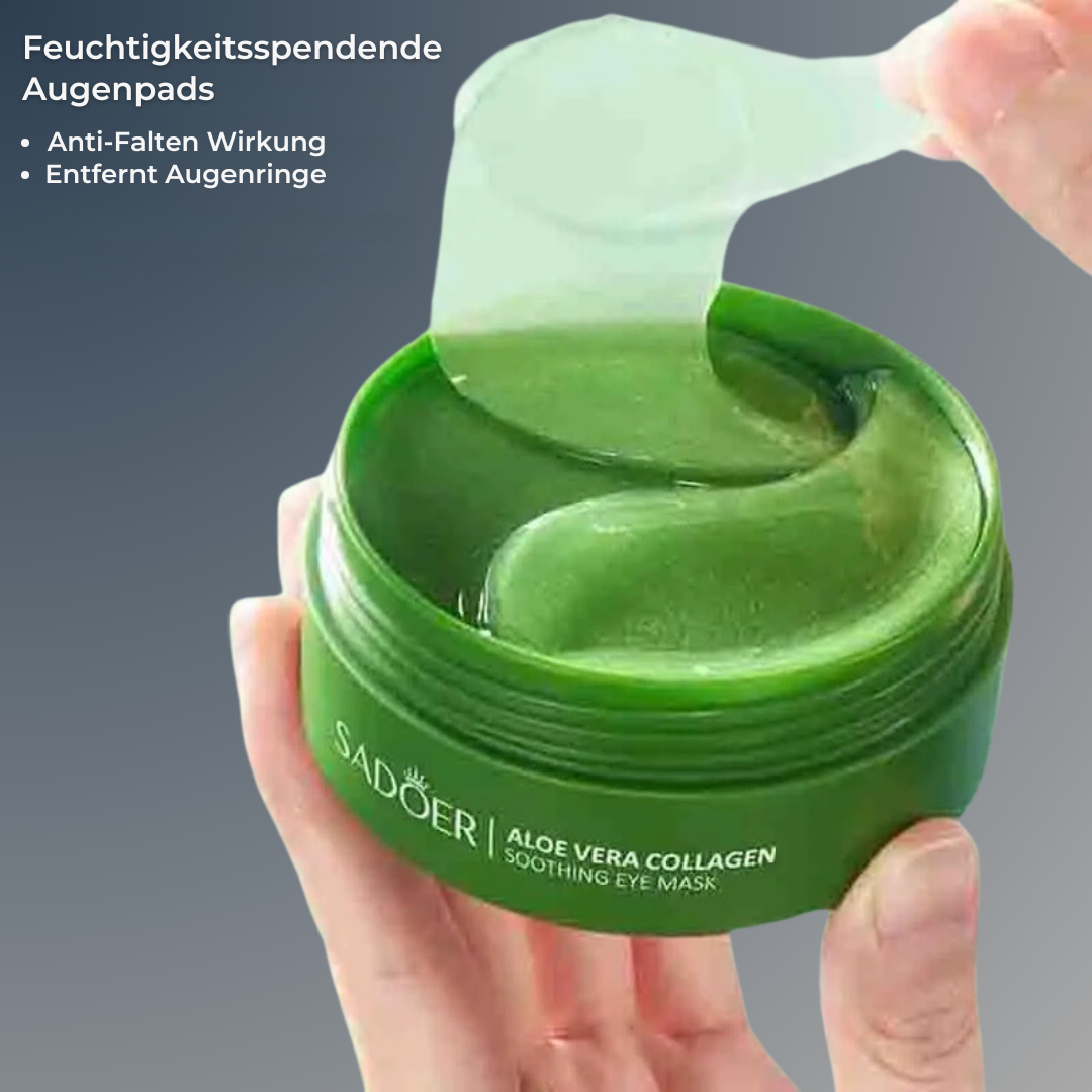 60 mal Aloe Vera Booster 38 Collagen Augen Maske