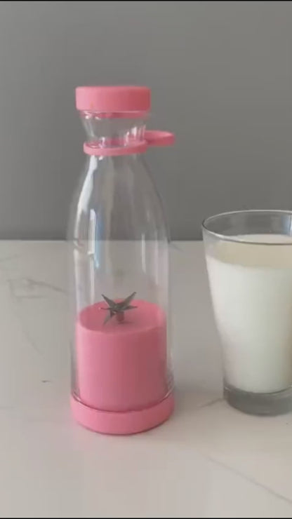 Wiederaufladbare Fruchtsaftmixer - USB-Portable Saftflasche  - Mini Schnellmixer - Smoothie Eismaschine